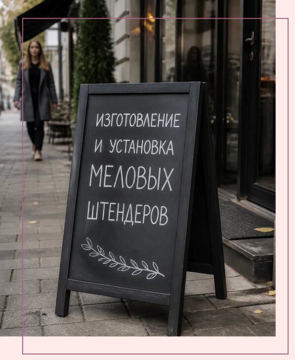 Меловые штендеры в Сегеже по цене от 6763 р. | Аванза-Сгж